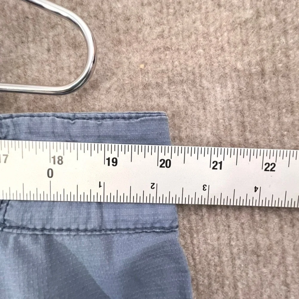 IRON Co. Mens Cargo Shorts Size 38‎ Blue Chambray Utility Casual Outdoor